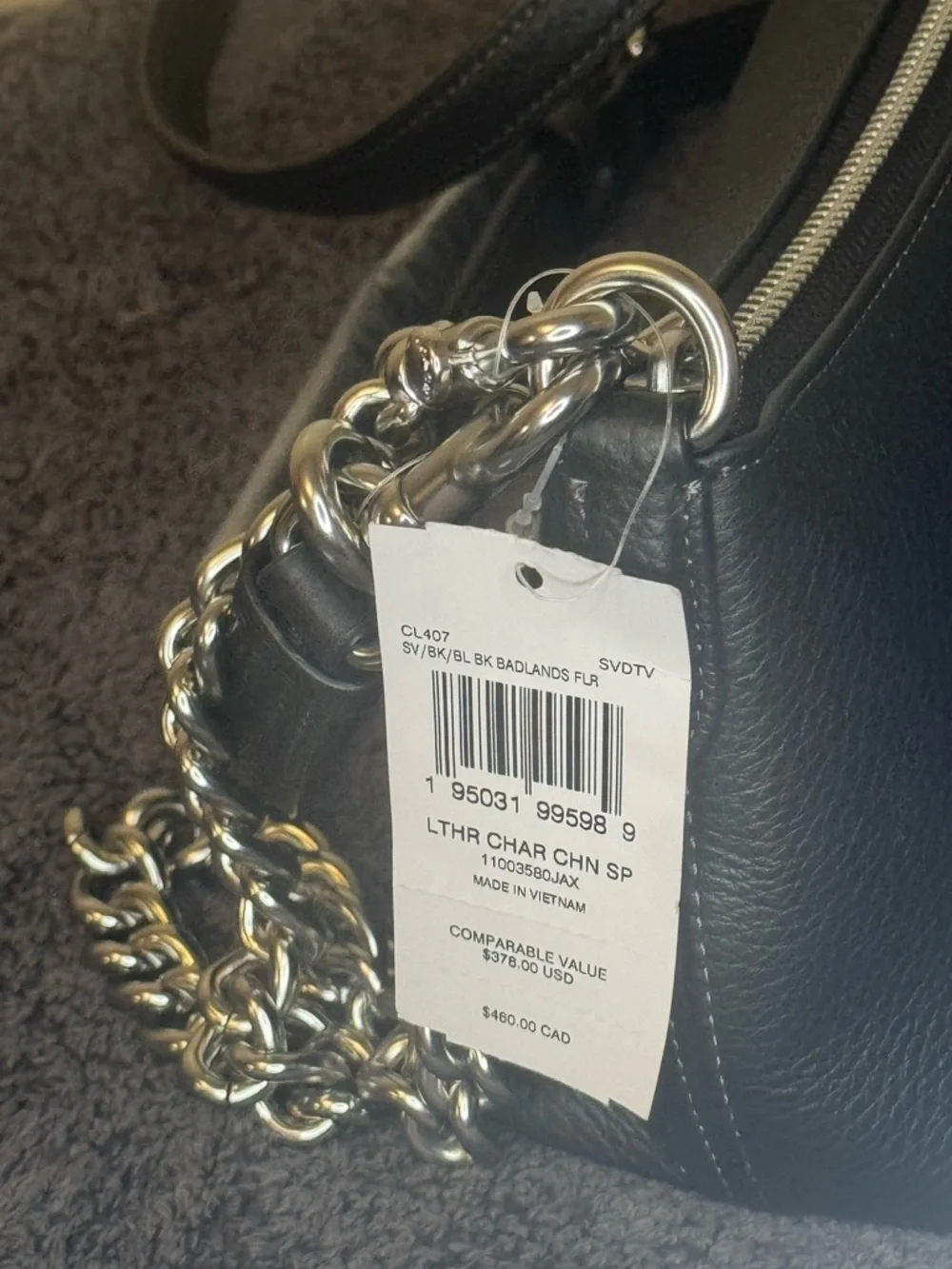 COACH Charlotte Shoulder Bag - Picture 8 of 11